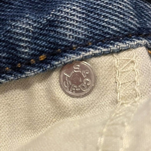 Vintage Levi’s Women White Label & Tag Jeans Size 34 x 27 MADE IN USA 80… - Picture 10 of 11